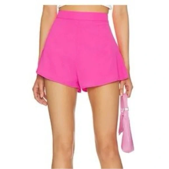 DO+BE | Bright Fuchsia Pink High Waist Shorts NWOT | M - Picture 5 of 5